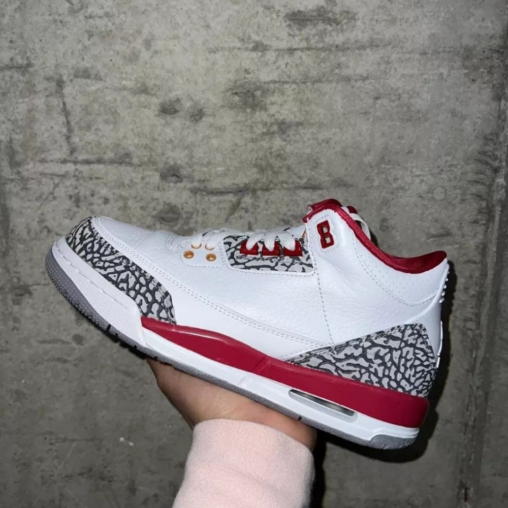 Jordan 3retro cardinal
